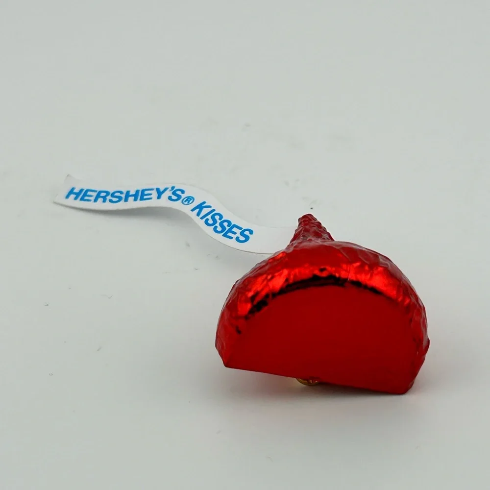 Vintage, Hershey Kiss, Red Pin/Brooch, by Hallmark - Picture 3 of 6